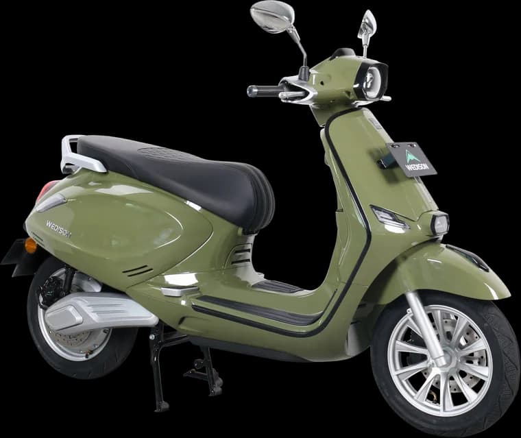 Wedison Athena electric motorcycle available for rent through Werigo in Bali, main product photo