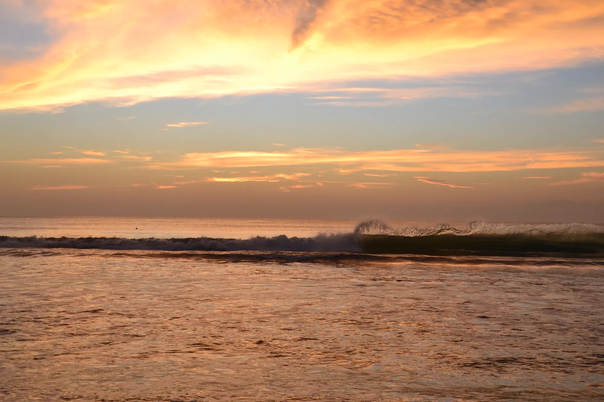 Sunset over Jimbaran Bay, Bali